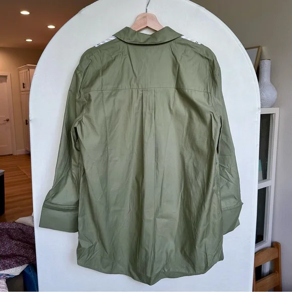 NWT Significant Other Button-Up Shirt – Eleni White Lace Detail Size 4 - Picture 4 of 6